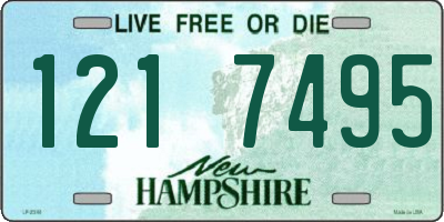 NH license plate 1217495