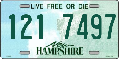 NH license plate 1217497