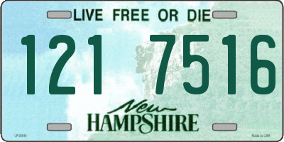 NH license plate 1217516