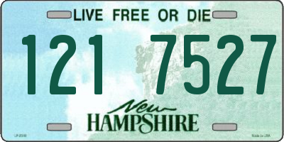 NH license plate 1217527