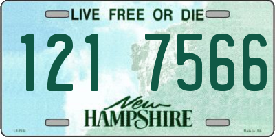 NH license plate 1217566
