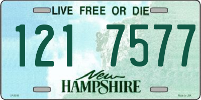 NH license plate 1217577