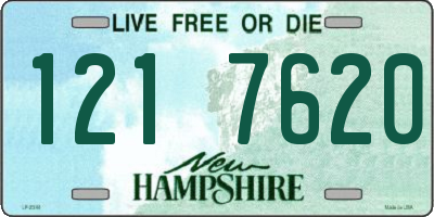 NH license plate 1217620