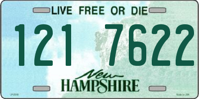 NH license plate 1217622
