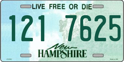 NH license plate 1217625