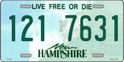 NH license plate 1217631