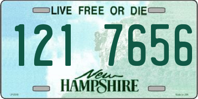 NH license plate 1217656
