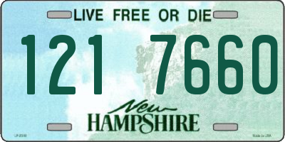 NH license plate 1217660