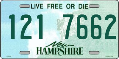 NH license plate 1217662