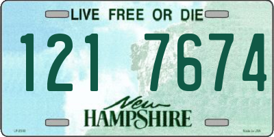 NH license plate 1217674