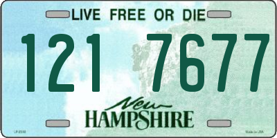 NH license plate 1217677