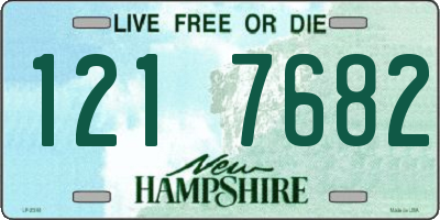 NH license plate 1217682