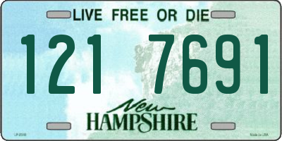 NH license plate 1217691