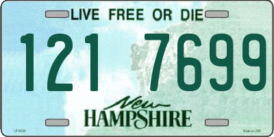 NH license plate 1217699