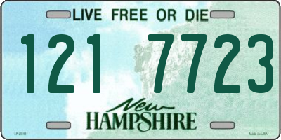NH license plate 1217723