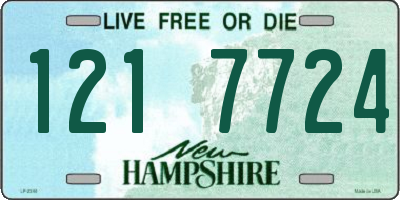 NH license plate 1217724