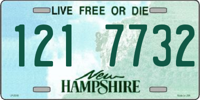 NH license plate 1217732