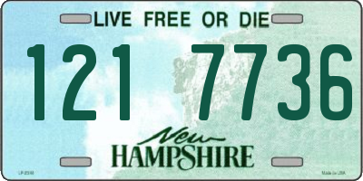 NH license plate 1217736