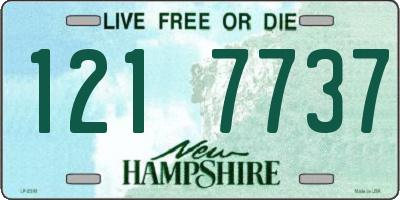 NH license plate 1217737