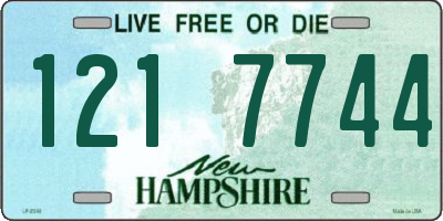 NH license plate 1217744