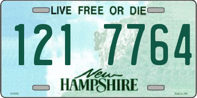 NH license plate 1217764
