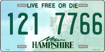 NH license plate 1217766