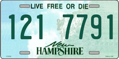 NH license plate 1217791