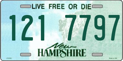 NH license plate 1217797
