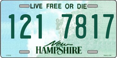 NH license plate 1217817