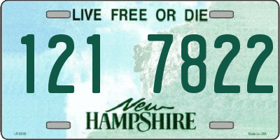 NH license plate 1217822