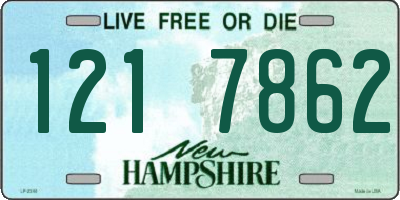 NH license plate 1217862
