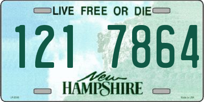 NH license plate 1217864