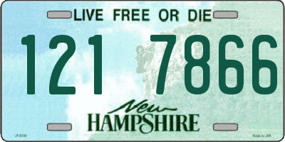 NH license plate 1217866