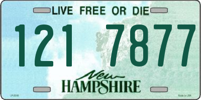 NH license plate 1217877