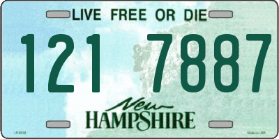 NH license plate 1217887