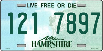 NH license plate 1217897