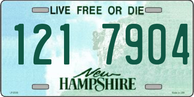 NH license plate 1217904