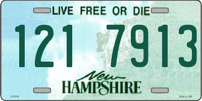 NH license plate 1217913