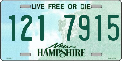 NH license plate 1217915