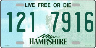 NH license plate 1217916