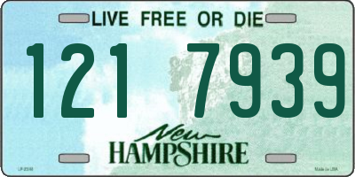 NH license plate 1217939