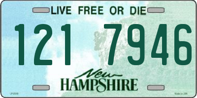 NH license plate 1217946