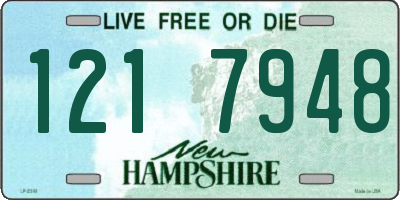 NH license plate 1217948