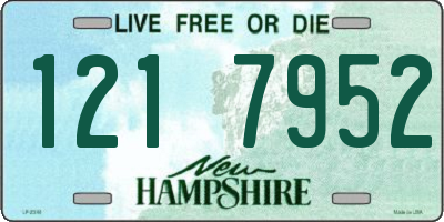 NH license plate 1217952