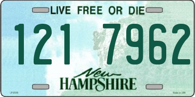 NH license plate 1217962