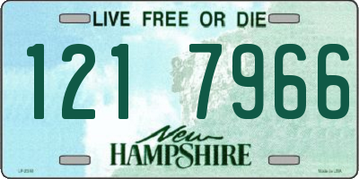 NH license plate 1217966