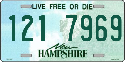 NH license plate 1217969