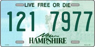 NH license plate 1217977