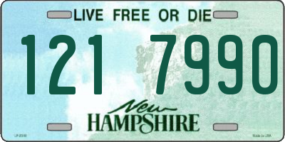 NH license plate 1217990