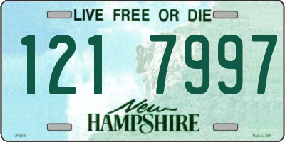 NH license plate 1217997